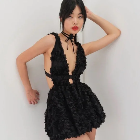 knee length dresses for ladies Buddylove | Astrid Wrap Mini Dress main image 1